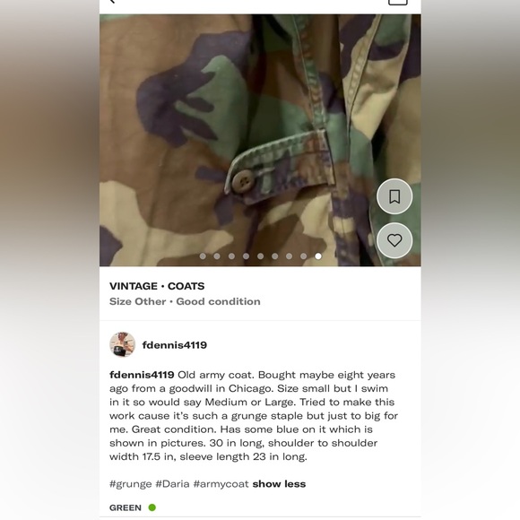 Army coat - Picture 11 of 12